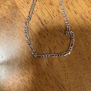 Silver Chain bracelet or anklet